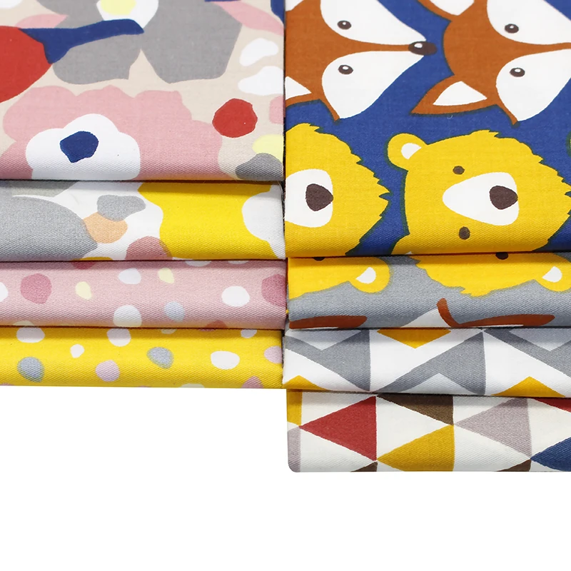 

8pcs/Lot,40cm*50cm Jungle Animals Series,Printed Twill Cotton Fabric,Patchwork Cloth,DIY Sewing Quilting Material For Baby&Child