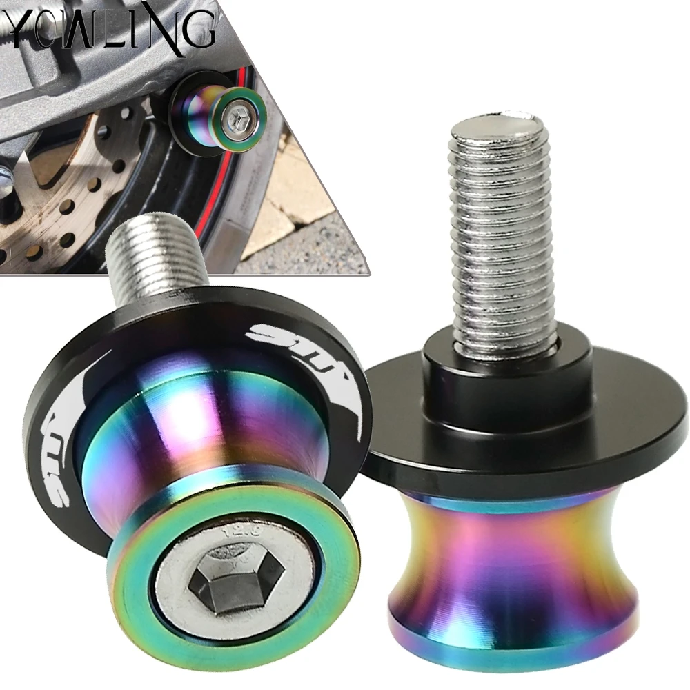 

10mm Swingarm Stand Screws Motorcycle Swing Arm Spools Sliders bobbins FOR 990 SMR 990 SMT 990SMT 2009 2010 2011 2012 2013