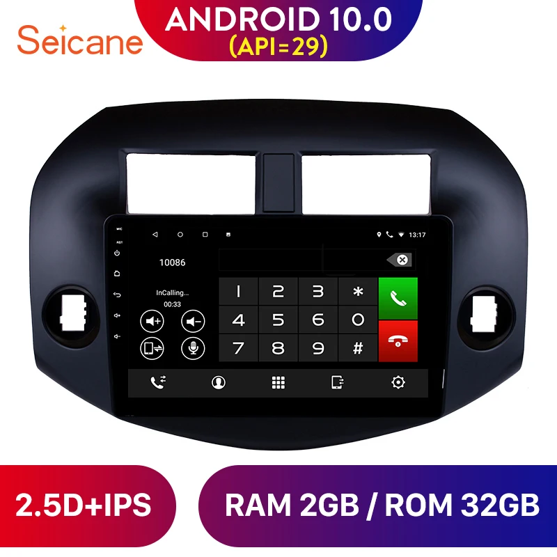 Seicane 10 1 дюймов Android 0 автомобильный мультимедийный плеер gps Navi Радио для 2007 2009 2010 2011