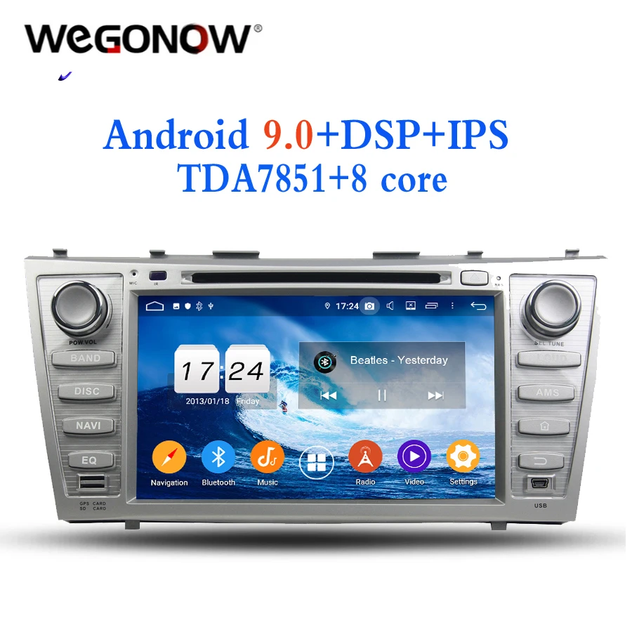 TDA7851 4 Гб Оперативная память Android 9 0 для Toyota Camry 2006 2007 2008 2009 2010 2011 Автомобильный DVD 32G