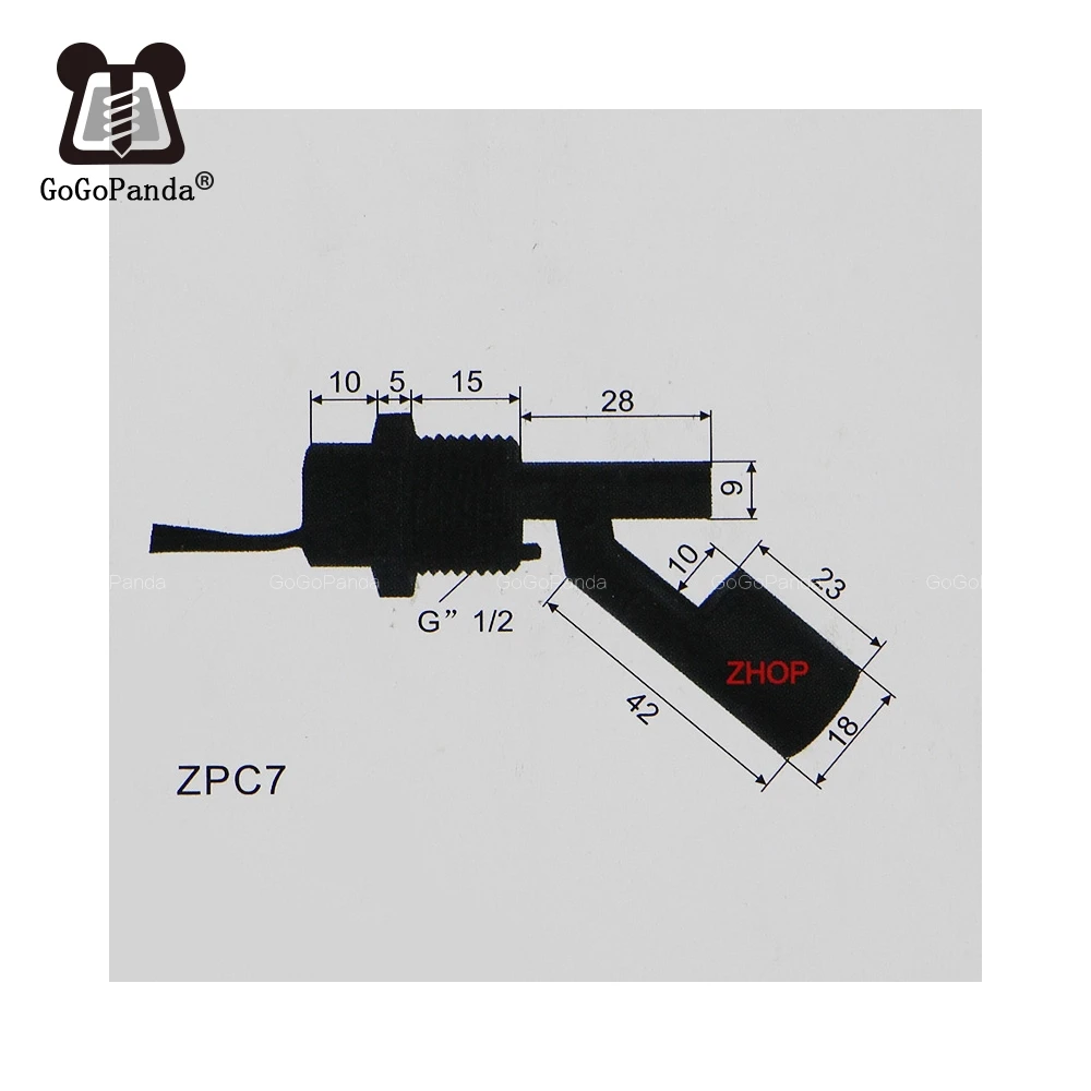 Бесплатная доставка 5 шт. ZPC7 100 в 220 В датчик уровня жидкости с боковым креплением