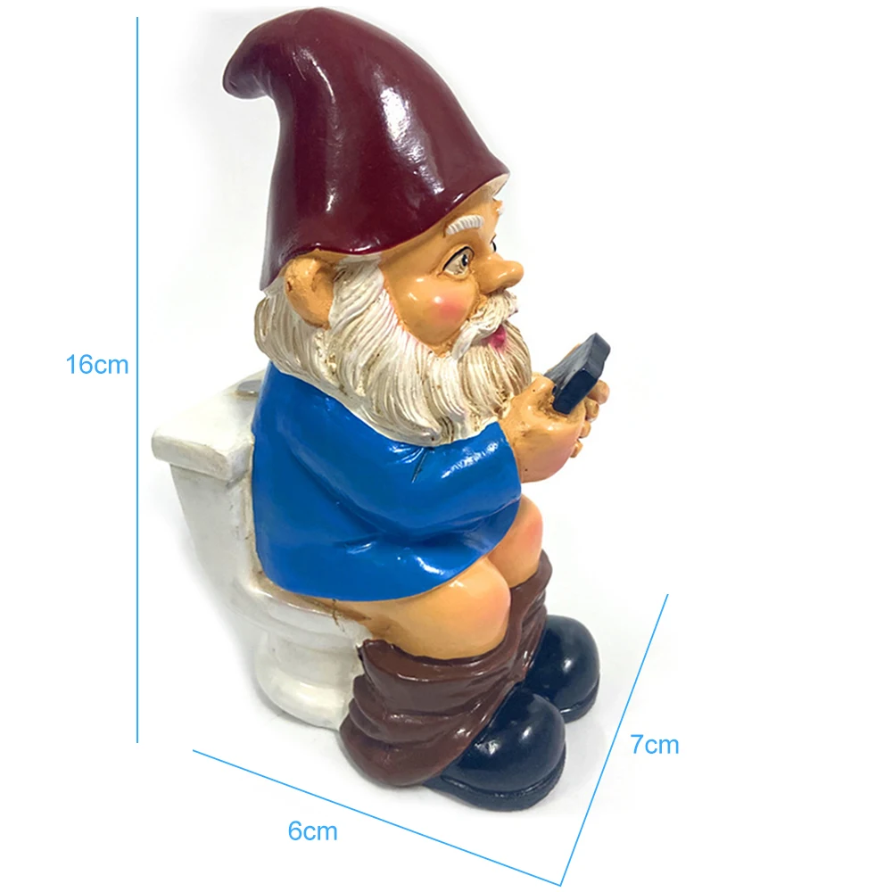 Садовая кукла гном эльф 15 см украшения из смолы персонализированные милые анти