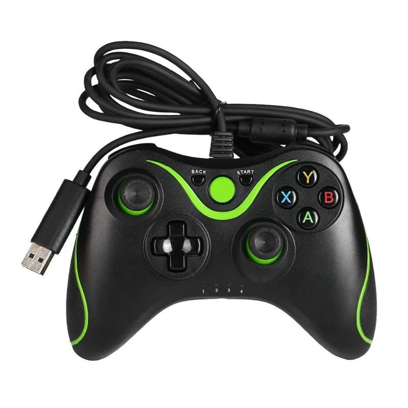 

Проводной джойстик с USB-управлением, геймпад для Microsoft для Xbox 360 Slim, ПК, Windows, высокое качество, управление игрой