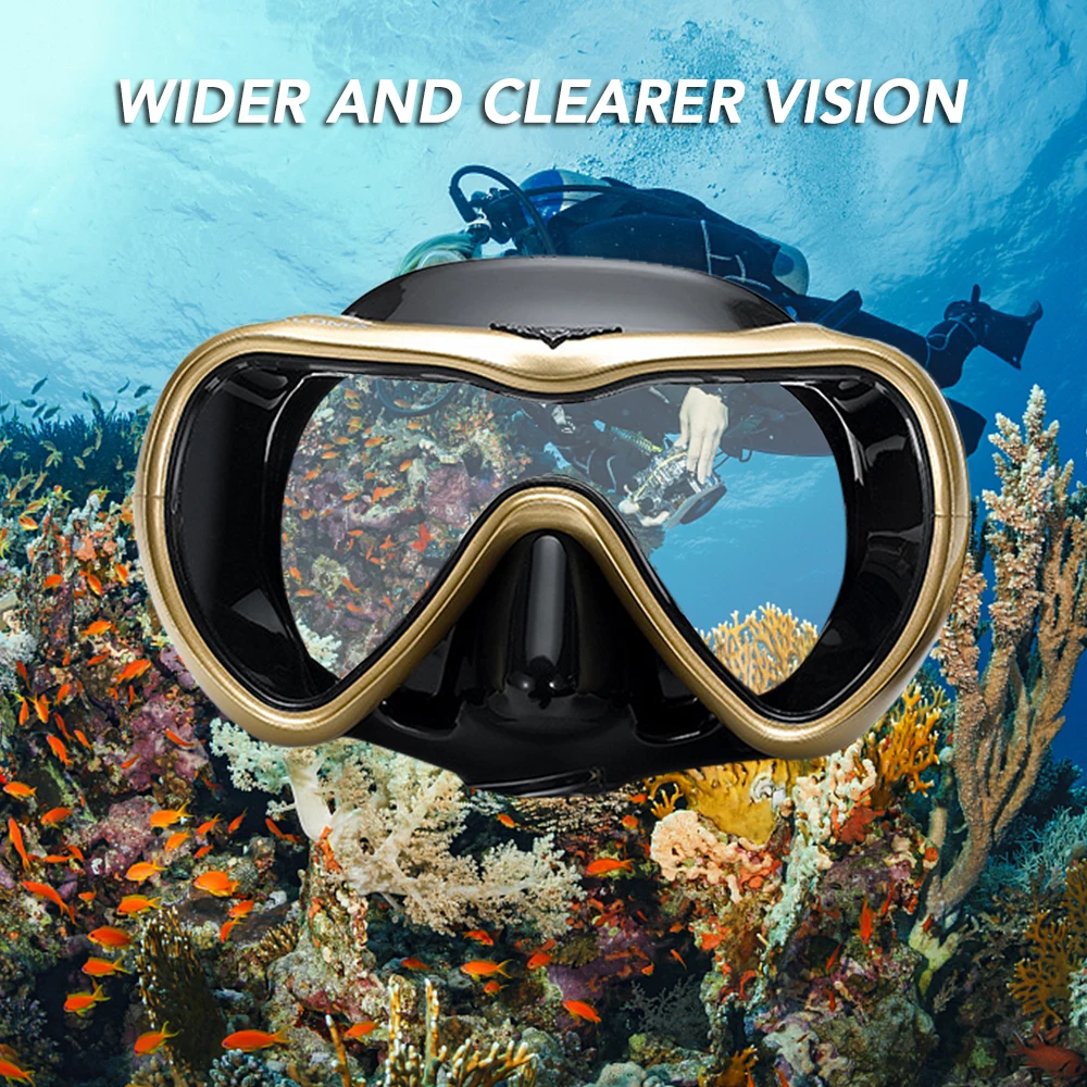 

Leakproof Snorkel Set Anti-fog Swimming Snorkeling Goggles Glasses with Easy Breath Dry Snorkel Tube Swimming Scuba Diving