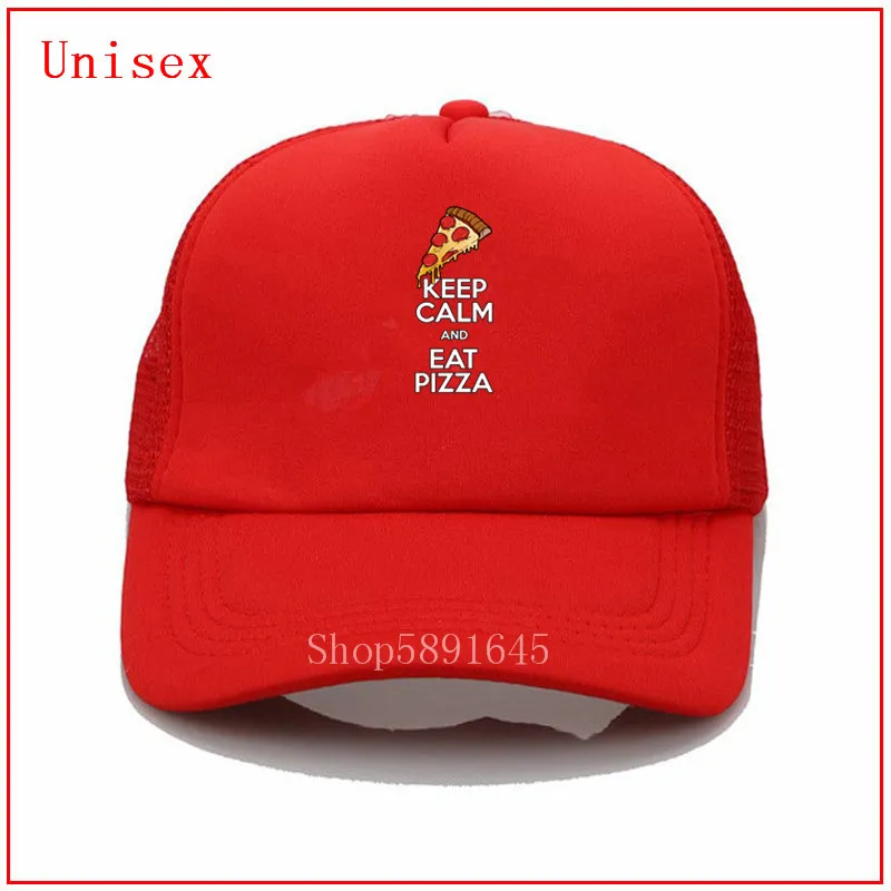 Снэпбэк Кепка Keep Calm and eat пицца для мужчин и женщин бейсболка летние шапки