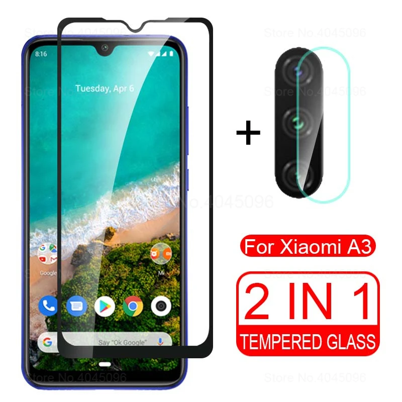 Защитное стекло MEIZHI для Xiaomi Mi A3 2 в 1|Бамперы| |