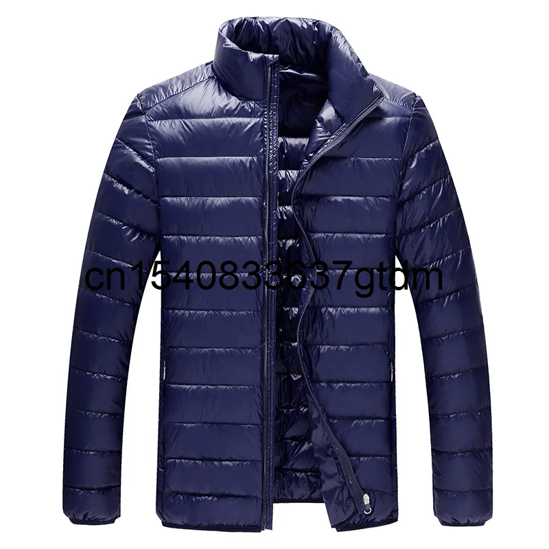 

Осенне-зимняя обувь новая мужская толще и больше со стоячим воротником пуховая куртка