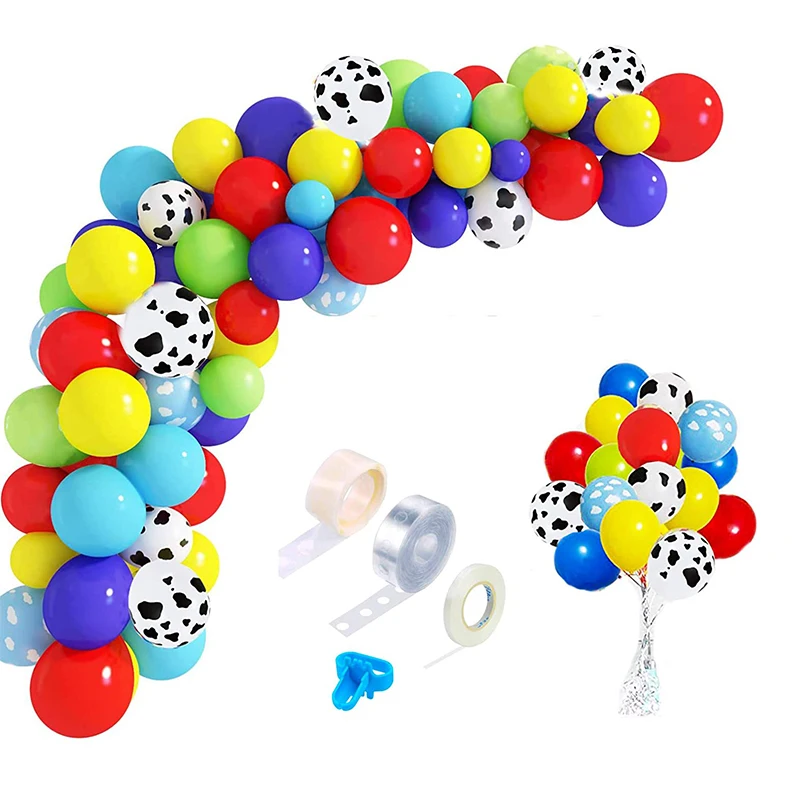 Disney История игрушек воздушный шар арка фотоэлемент облако корова красный желтый