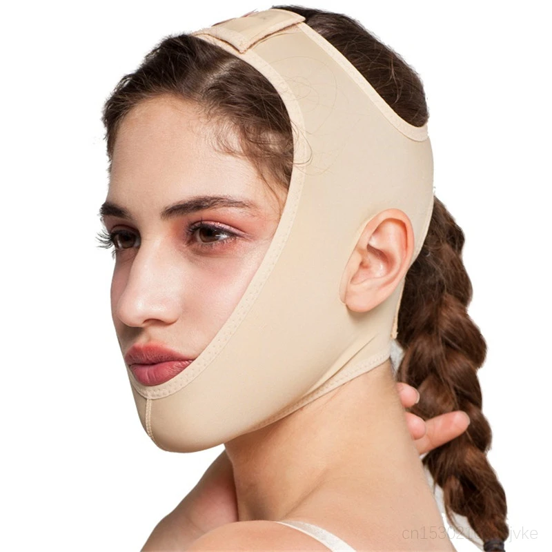 V образный пояс для подтяжки лица похудения маска бандаж подбородка двойной