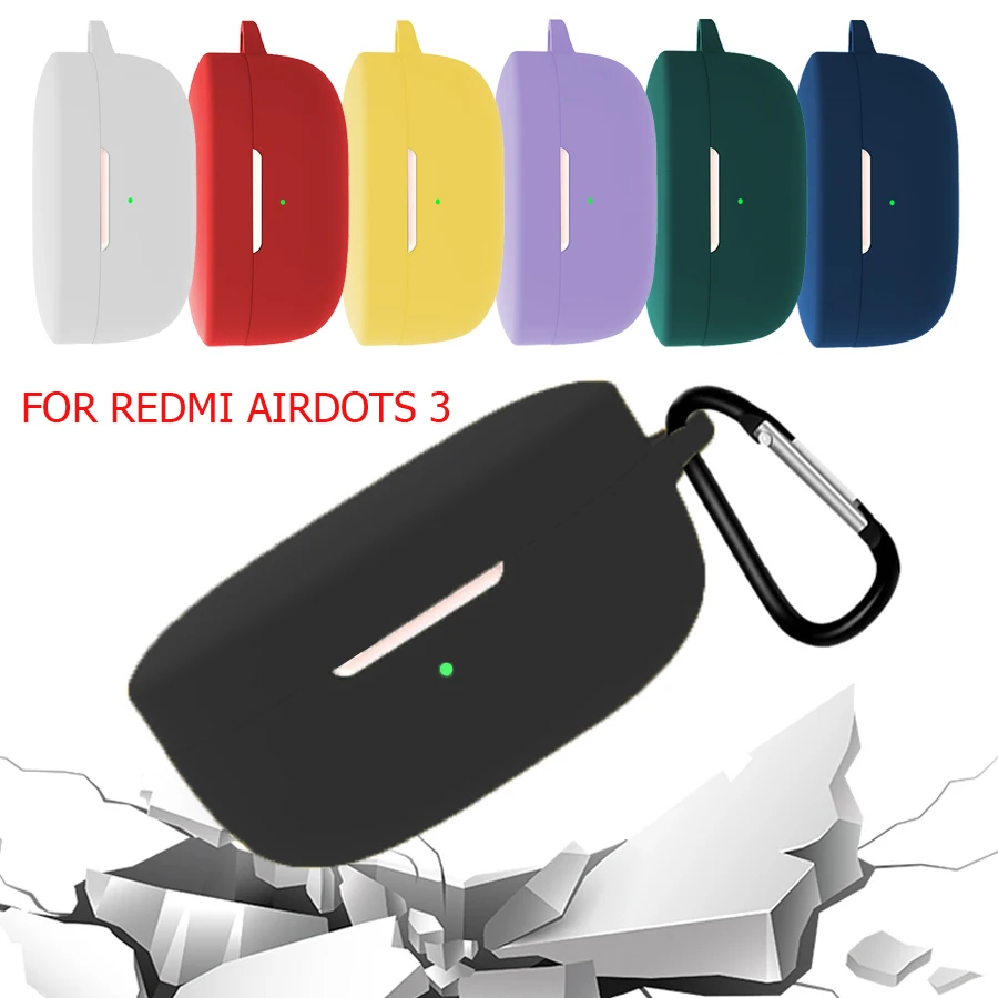 

Силиконовый чехол для наушников Xiaomi Redmi Airdots 3, защитный чехол для Redmi Airdots 3 TWS, аксессуары для гарнитуры