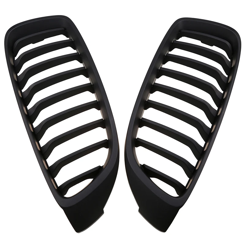 Передняя решетка POSSBAY матовая черная детская для BMW 4-Series F32 425d/428i/428iX Coupe 2013-2016