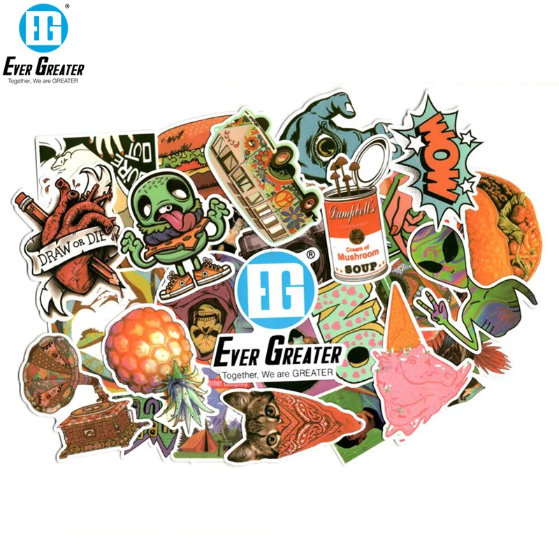 Пользовательская высечка круглая наклейка на скейтборд лыжные высекальные