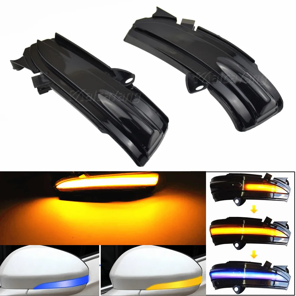 

For Ford Fusion Mondeo 2014 2015 2016 2017 2018 4th. Side Rearview Mirror Dynamic Blinker LED Turn Signal Light