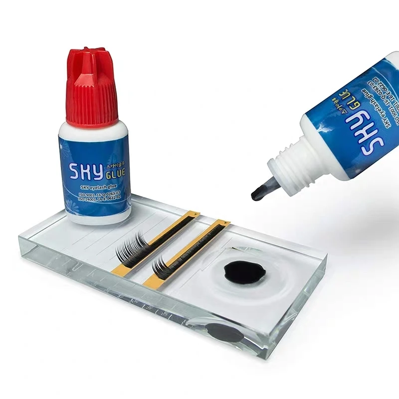 1 бутылка корейское небо клей для наращивания ресниц S + красная крышка 2s сухое
