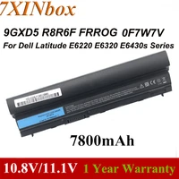 7xinbox 11 1v 7800mah 9gxd5 r8r6f frrog gykf8 rfjmw laptop battery for dell latitude e6220 e6230 e6320 e6430s e6120 e6330 series