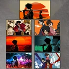 Классический самурайский шамплоо аниме винтажная Картина на холсте постеры и принты Настенная картина для гостиной домашний декор