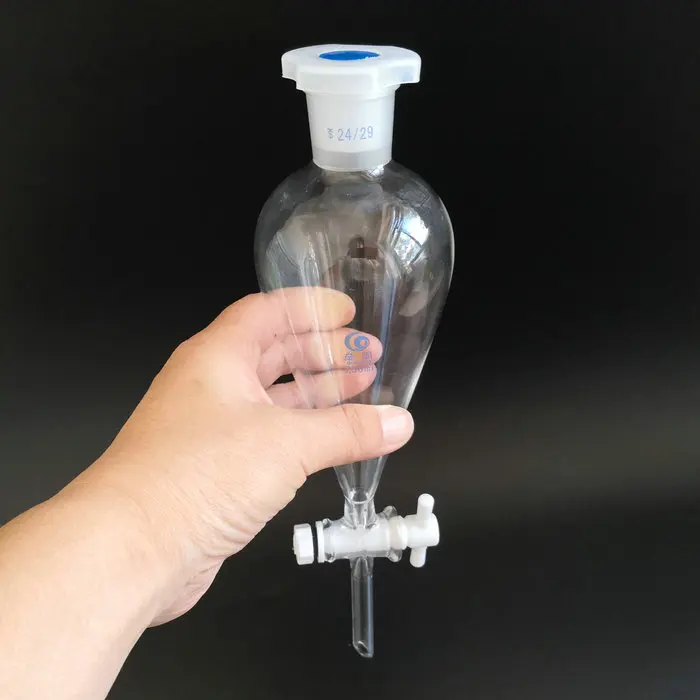 1 шт. 60 мл до 2000 грушевидная разделяющая Воронка стеклянная лабораторная посуда