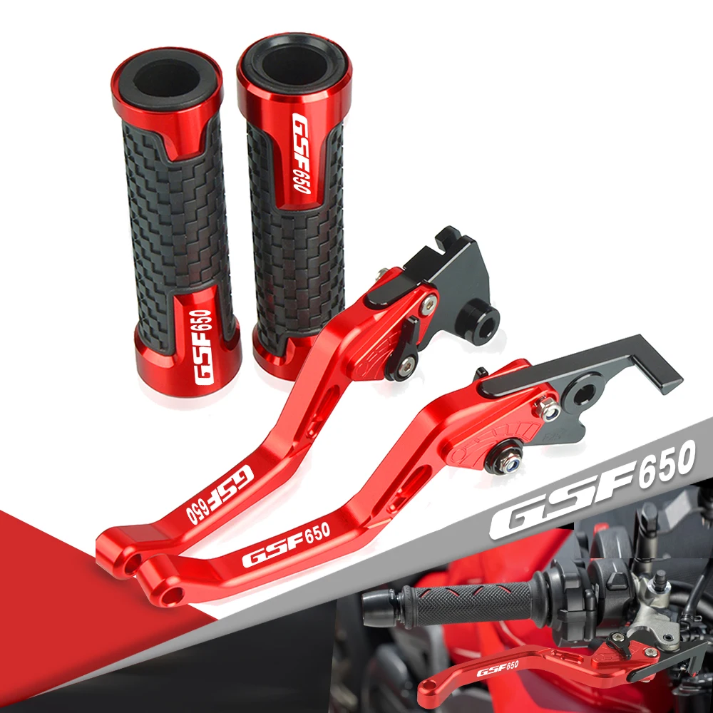 

For SUZUKI GSF650 BANDIT GSF 650 2005-2006 Motorcycle Accessories Aluminum Brake Clutch Levers Handlebar knobs Handle Hand Grip