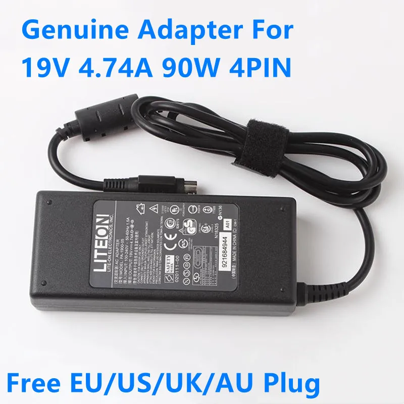 Подлинный Liteon PA-1900-05 19V 4.74A 90W 4PIN адаптер переменного тока для AcBel AD7044 AP13D05 API1AD43 API2AD62