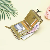 contacts genuine leather hot short wallet women 2022 female fashion purse mini rfid card holder money coin ladies small wallets