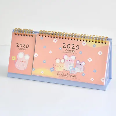 Прекрасный Гарри мышь настольный календарь DIY Note катушки календарей блокнот ежедневный планировщик расписаний,09-,12 - Цвет: A