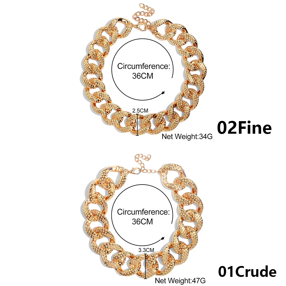 JJFOUCS Панк Винтаж колье ожерелье воротник состояние мужчины t Золото Серебро Цвет
