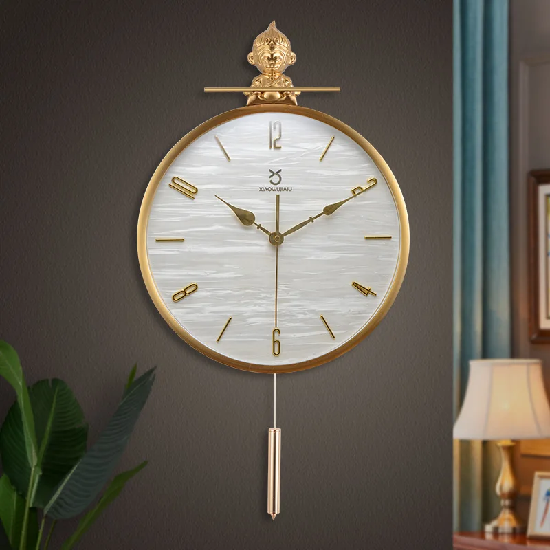 

Creative Metal Wall Clock Nordic Design Simple Silent Gold Wall Clock Modern Large Orologi Da Parete Room Supplies DE50ZB
