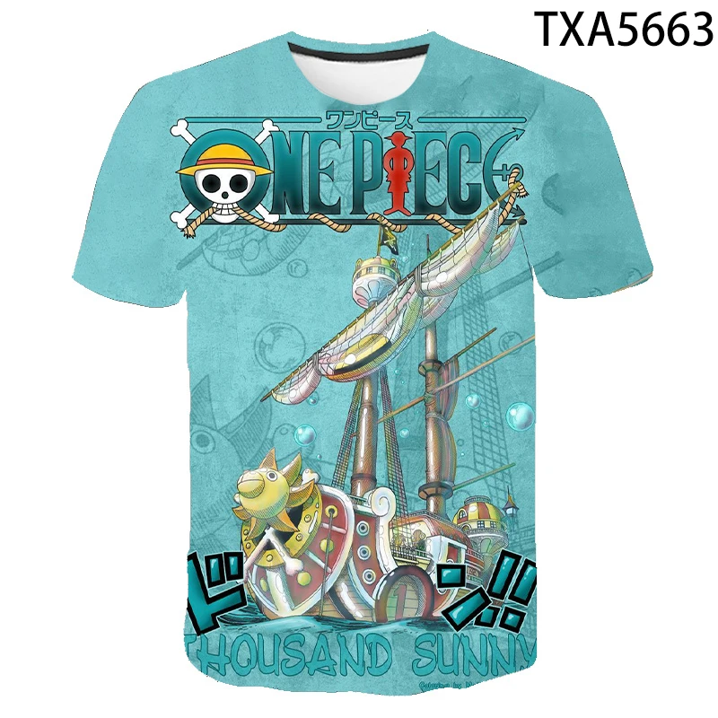 

One Piece Anime O-Neck Classic Style Brand Clothing Men Plus Fitness Clothing Series Top Tops Couple Clothes Tee Art Clothes