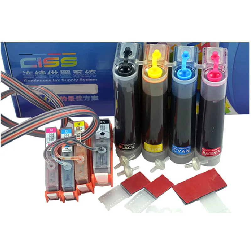4 Colors 564 564XL Continuous Ink Supply System CISS Tank For HPPhotosmart 5510/5511/5512/5514/5515/5520/5522/ 5525/6510 | Компьютеры и