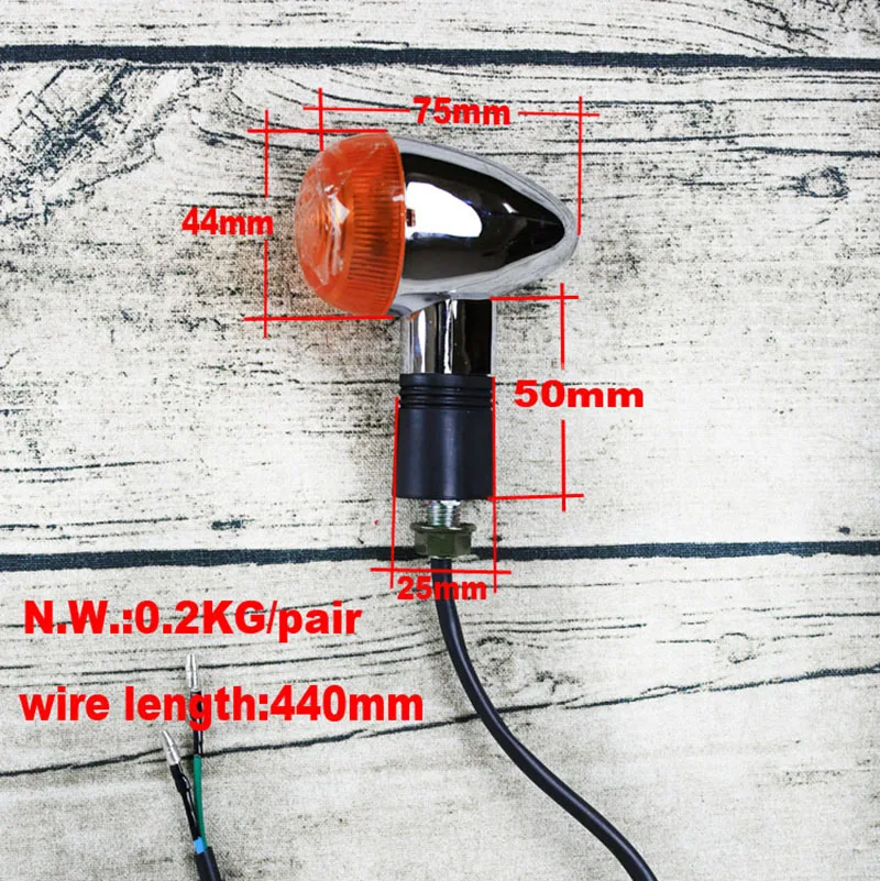 Универсальные винтажные мотоциклетные поворотные огни на заказ передние и