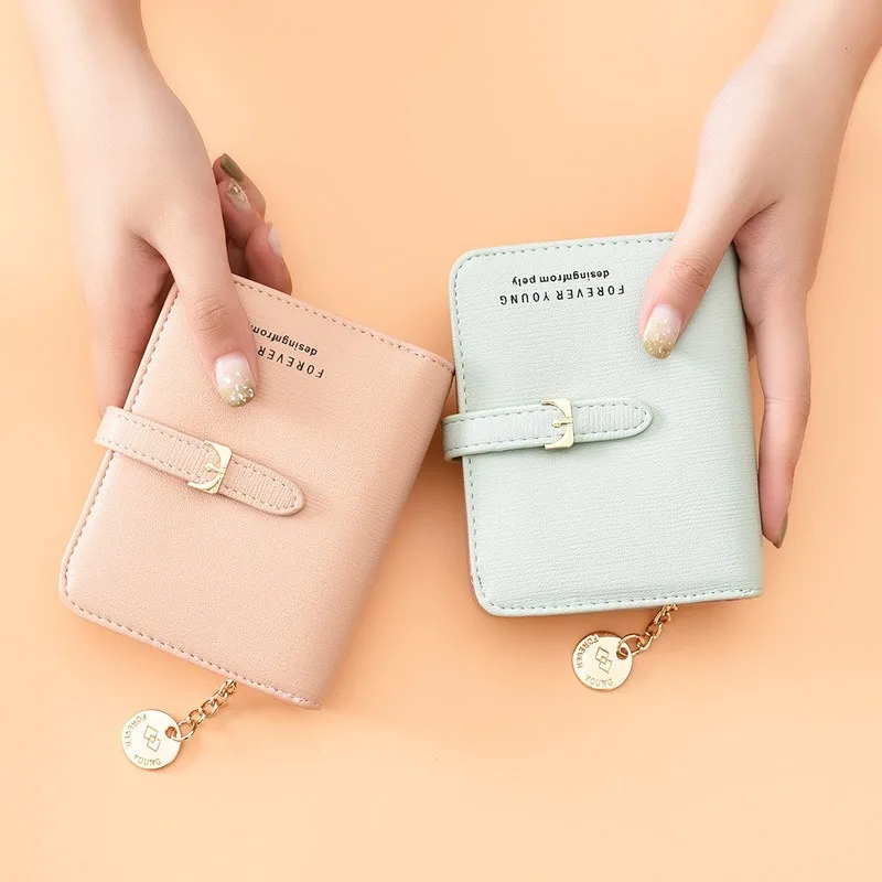 Кошелек женский короткий 2020 Новое корейское модное платье с Маленькая свежая