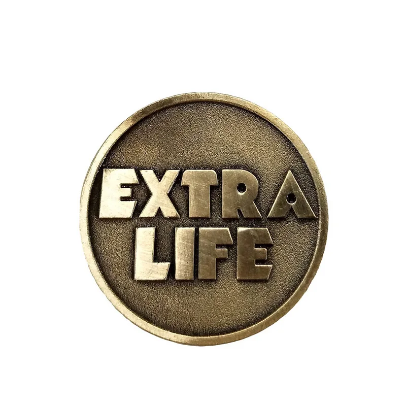 Кинопроигрыватель One Extra Life реквизит для косплея комментирующая монета подарок