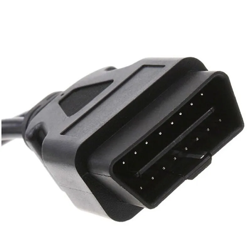 Новый разветвитель OBD OBDII16 16-контактный штекер на двойной гнездо Y-разъем