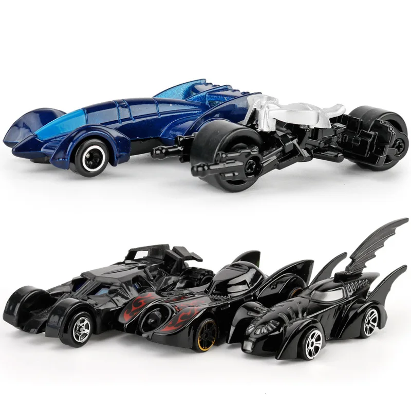 1/64 10 шт./компл. летучая мышь колесница набор Diecasts сплав модели автомобилей