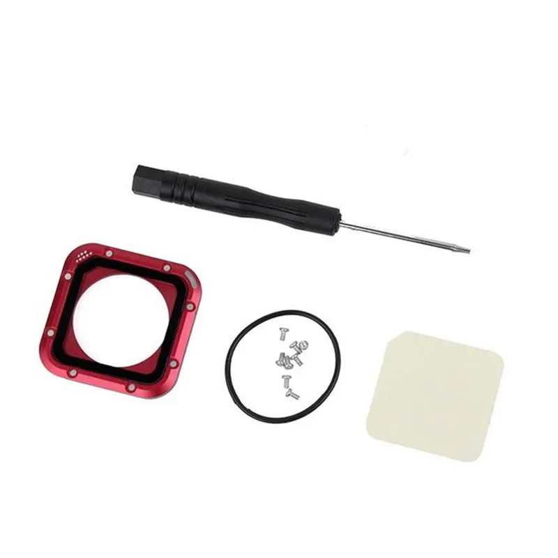 Aluminum Protective Frame Ring Lens Cap Cover Waterproof Case For Go Pro Hero 5 4 Session Action Sports Camera Accessories | Электроника