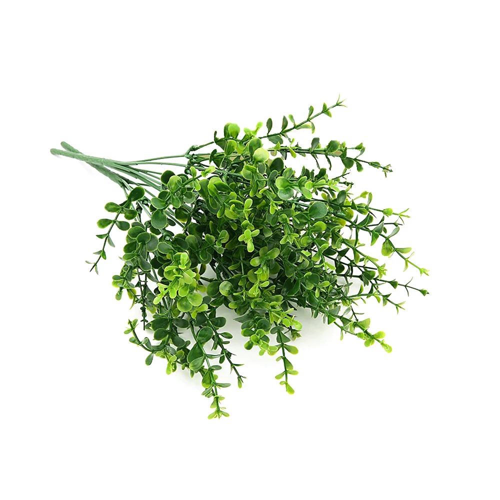 Искусственный эвкалипт пластиковое растение украшение для стен в горшке стены |