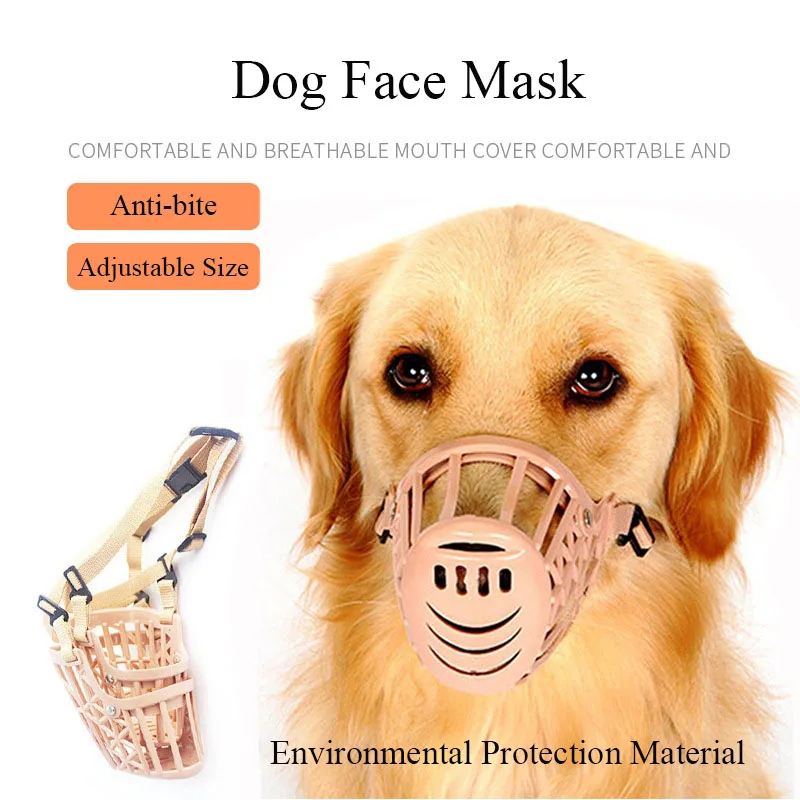 

2Pcs Dogs Pets Accessories Dog Mouth Cover Anti-biting Anti-barking Suitable for Large, Medium and Small Dogs Masks Pet Supplies