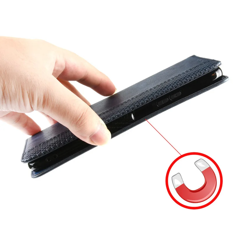 for zte blade a7 2020 case book wallet vintage slim magnetic leather flip cover card stand soft cover luxury mobile phone bags free global shipping