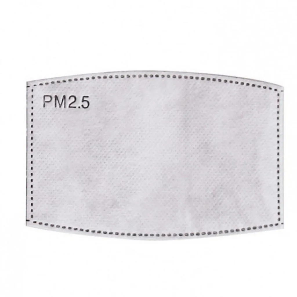 Фильтр с активированным углем PM2.5 для защиты лица защитная вставка дыхания 52 шт.