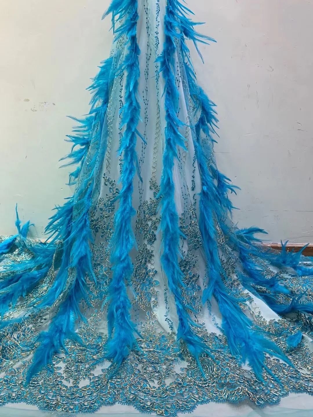 

African Lace Fabric French Tulle Lace Fabric High Quality Lace Material African Handmade Beaded Lace Fabric For Evening Party