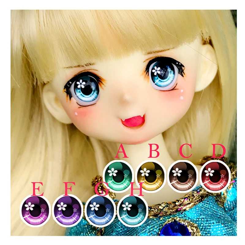Кукольные глаза BJD вишни Мультяшные 10-14-18-24 мм для 1/8 1/6 1/4 1/3 DD кукольные аксессуары