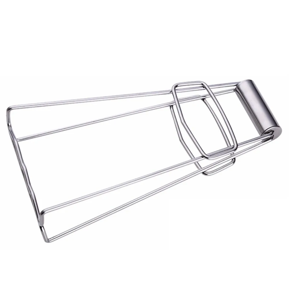 Многофункциональный складной зажим для еды из нержавеющей стали приспособление