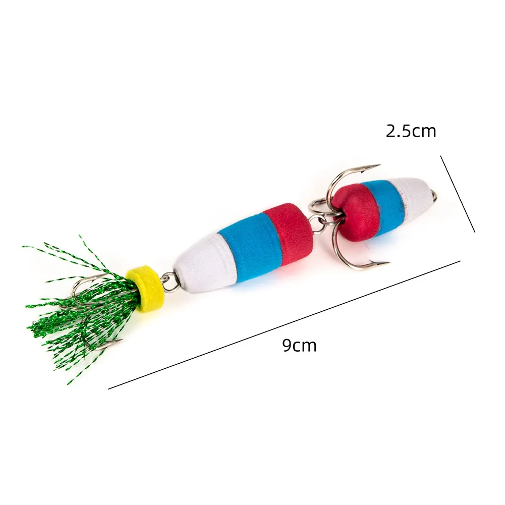 2 / 4 шт. мандула плавающий джиг приманки рыболовные Zanderkiller Судак Щука EVA пены губки