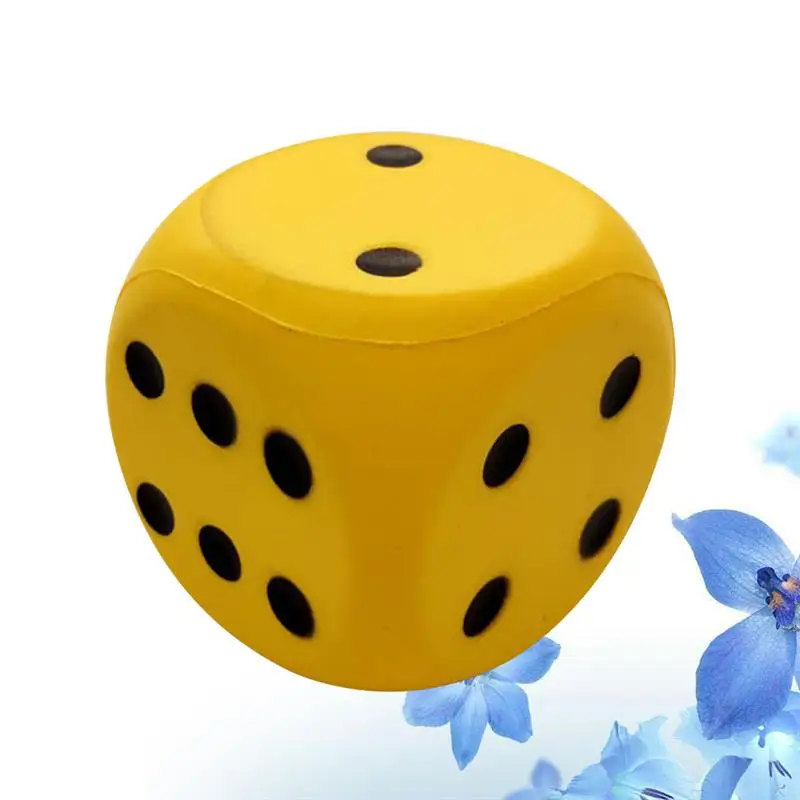 1 шт. рельеф игрушечные игральные кубики комфортное эффективное PU Игрушка для