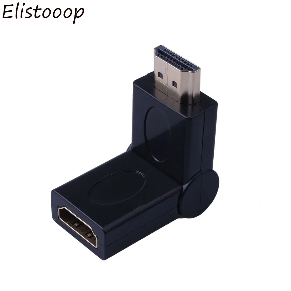 2020 HDMI папа к Женский адаптер конвертер 90 180 градусов вращения для HDTV Xbox 360 PS3