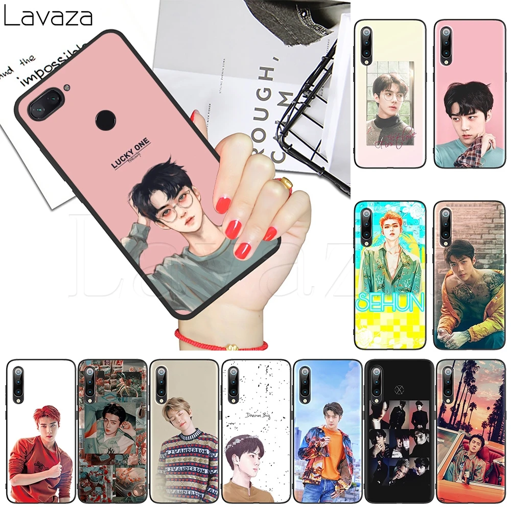 Мягкий чехол lawaza EXO sehun для Xiaomi MI MAX 2S 3 6 8 9T CC9E SE A1 A2 A3 F1 Note 10 Pro Lite|Бамперы| |