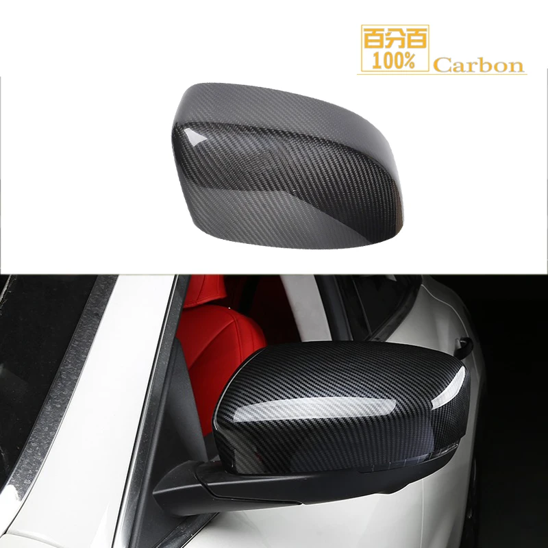

Наружные аксессуары из углеродного волокна, чехол для зеркала заднего вида для внедорожника Maserati Levante 2016, чехол для зеркала