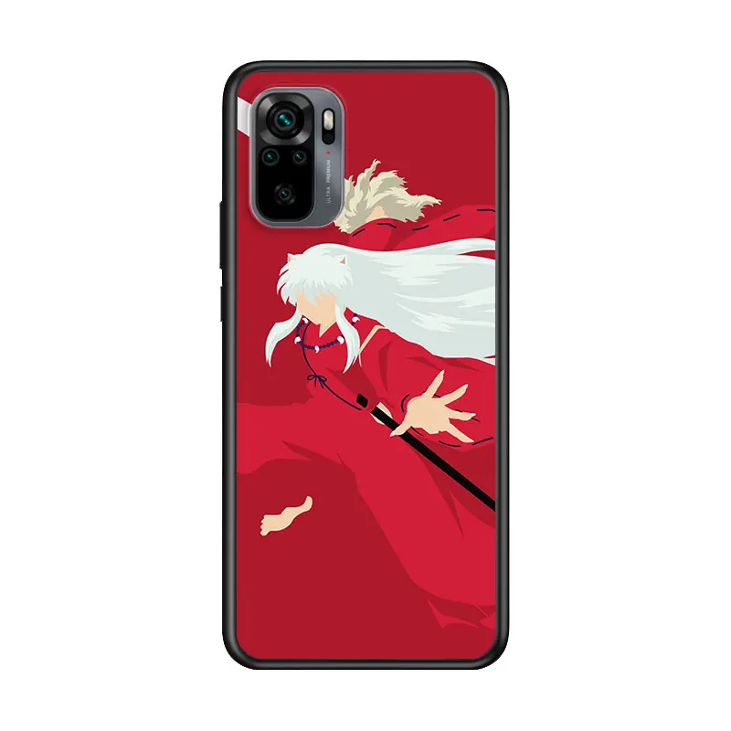 

Anime Inuyasha Sesshoumaru for Xiaomi Redmi Note 10 10S 9 9T 9S 9Pro Max 8T 8Pro 8 7 6 5 Pro 5A 4X 4 Soft Black Phone Case