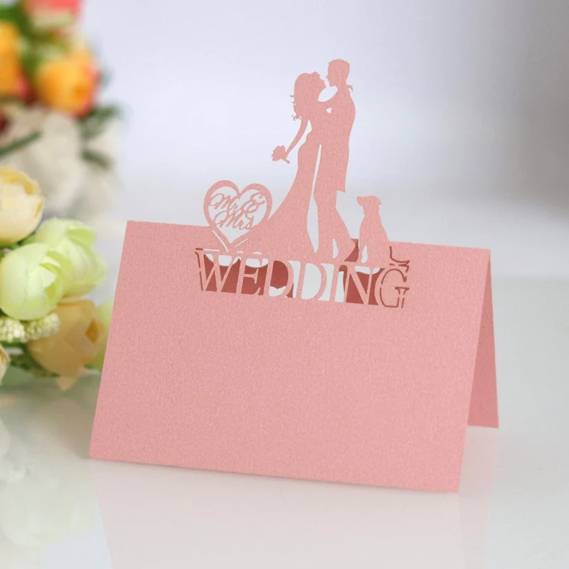 10 шт. романтические свадебные открытки с номером|Открытки и приглашения| |