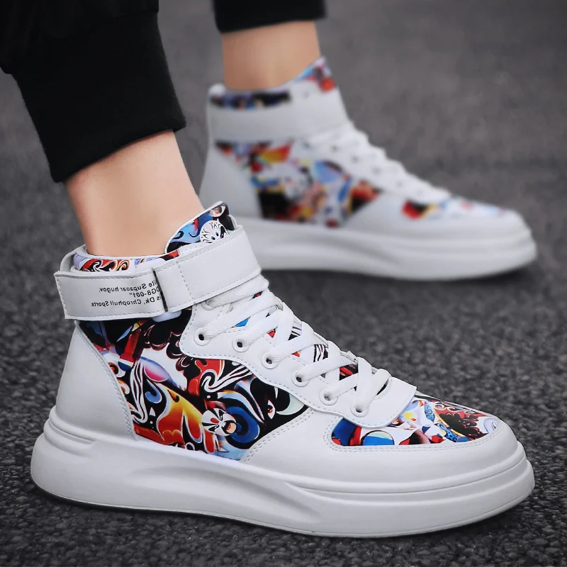 NIKEzi 2020 классические мужские высокие парусиновые туфли для скейтбординга